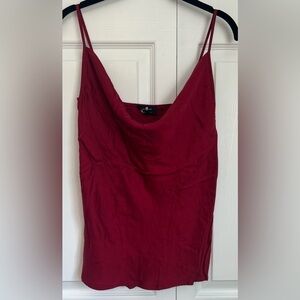 7 for all Mankind Adjustable Spaghetti Strap Scoop Neck Top